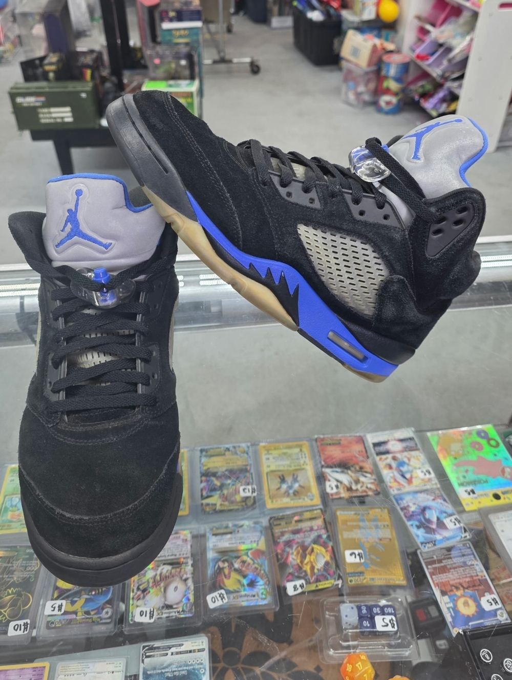 Nike Air Jordan 5 Retro Racer Blue CT4838-004 Black Blue Size 12